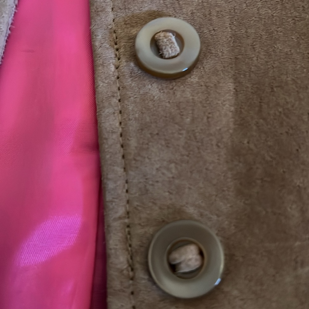 Tan Leather Suit Jacket - image 4